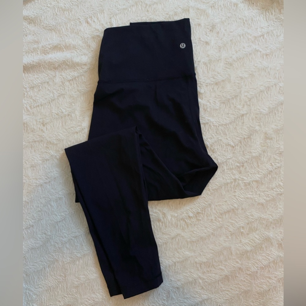 Black Lululemon Leggings Size 14